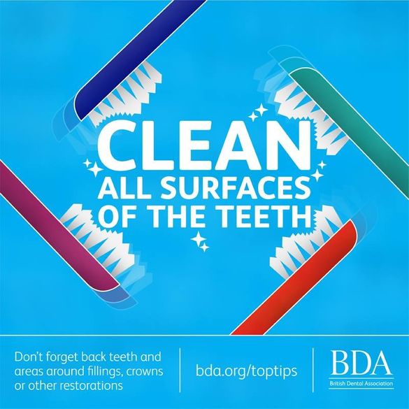 Clean All Surfaces Of The Teeth